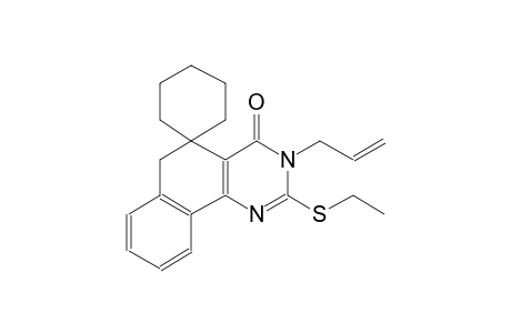 3-allyl-2-(ethylthio)-3H-spiro[benzo[h]quinazoline-5,1'-cyclohexan]-4(6H)-one