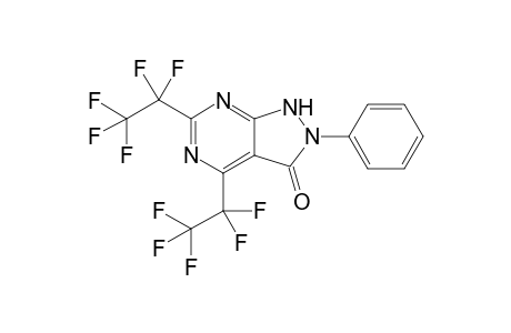 4,6-Bis(perfluoroethyl)-2-phenyl-1,2-dihydropyrazolo[3,4-d]pyrimidin-3-one