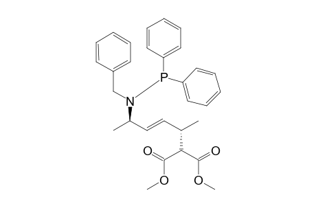 (E)-(2S*,5R*)-Dimethyl [5-[benzyl(diphenylphosphinous)amidyl]hex-3-en-2-yl]malonate