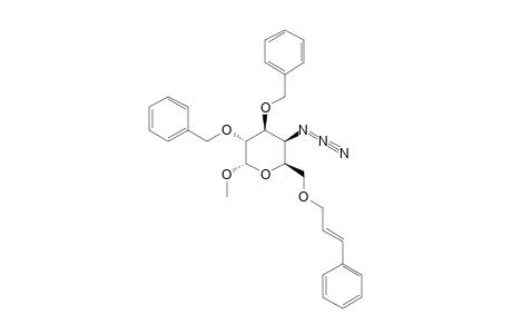METHYL-4-AZIDO-2,3-DI-O-BENZYL-6-O-CINNAMYL-4-DEOXY-ALPHA-D-GALACTOPYRANOSIDE
