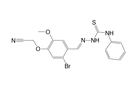 (4-{(E)-[(anilinocarbothioyl)hydrazono]methyl}-5-bromo-2-methoxyphenoxy)acetonitrile
