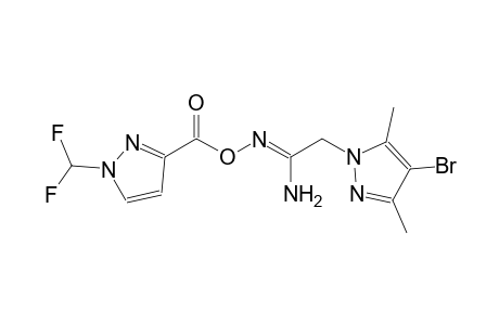 (1Z)-2-(4-bromo-3,5-dimethyl-1H-pyrazol-1-yl)-N'-({[1-(difluoromethyl)-1H-pyrazol-3-yl]carbonyl}oxy)ethanimidamide