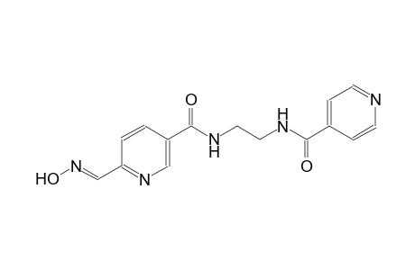 6-[(E)-(hydroxyimino)methyl]-N-[2-(isonicotinoylamino)ethyl]nicotinamide