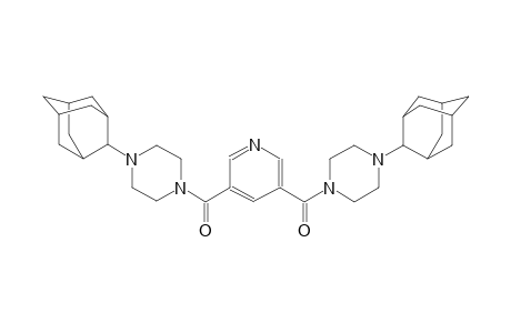 1-(2-adamantyl)-4-[(5-{[4-(2-adamantyl)-1-piperazinyl]carbonyl}-3-pyridinyl)carbonyl]piperazine