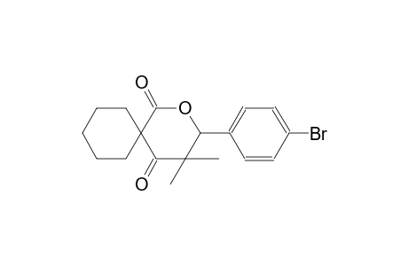 3-(4-Bromophenyl)-4,4-dimethyl-2-oxaspiro[5.5]undecane-1,5-dione