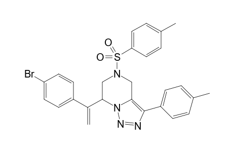 7-(1-(4-Bromophenyl)vinyl)-3-(p-tolyl)-5-tosyl-4,5,6,7-tetrahydro[1,2,3]triazolo[1,5-a]pyrazine