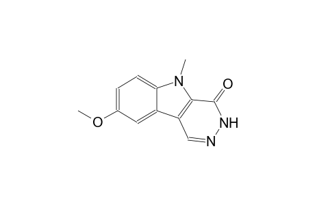 8-methoxy-5-methyl-3,5-dihydro-4H-pyridazino[4,5-b]indol-4-one