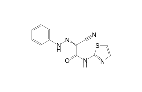 2-Oxo-N-phenyl-2-(thiazol-2-ylamino)acetohydrazonoyl cyanide