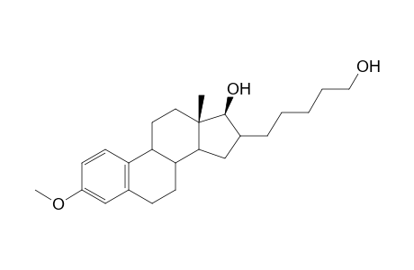 (13S,17S)-16-(5-hydroxypentyl)-3-methoxy-13-methyl-7,8,9,11,12,13,14,15,16,17-decahydro-6H-cyclopenta[a]phenanthren-17-ol