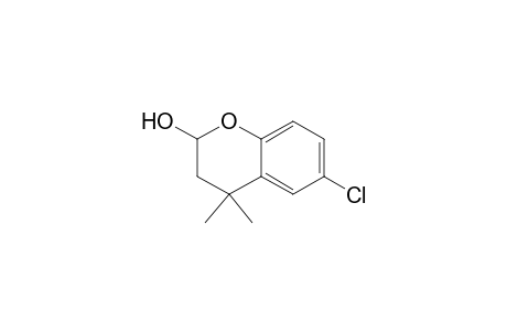 6-Chloro-4,4-dimethyl-3,4-dihydro-2-hydroxy-2H-1-benzopyran