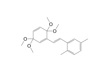 1,4-Dimethyl-2-[2'-(3'',3'',6'',6''-tetramethoxycyclohexa-1'',4''-dienyl)ethenyl]benzene