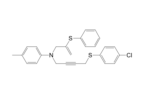 Benzenamine, N-[4-[(4-chlorophenyl)thio]-2-butynyl]-4-methyl-N-[2-(phenylthio)-2-propenyl]-