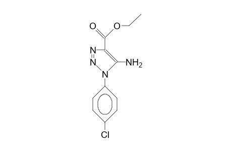 5-Amino-1-(4-chloro-phenyl)-1,2,3-triazole-4-carboxylic acid, ethyl ester