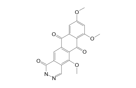 5,7,9-TRIMETHOXYNAPHTHO-[2,3-G]-PHTHALAZINE-1,6,11(2H)-TRIONE