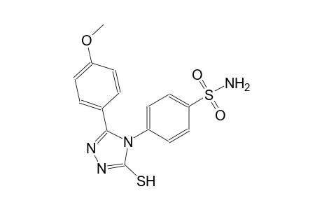 4-[3-(4-methoxyphenyl)-5-sulfanyl-4H-1,2,4-triazol-4-yl]benzenesulfonamide