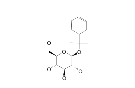 (2S,3R,4S,5S,6R)-2-[1-methyl-1-(4-methyl-1-cyclohex-3-enyl)ethoxy]-6-methylol-tetrahydropyran-3,4,5-triol