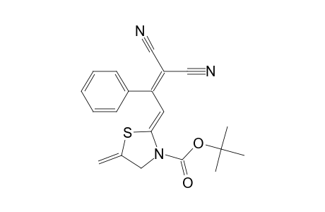 (2Z)-2-(3,3-dicyano-2-phenyl-prop-2-enylidene)-5-methylene-thiazolidine-3-carboxylic acid tert-butyl ester