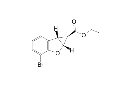 Ethyl (1R,1aR,6bS)-3-bromo-1a,6b-dihydro-1H-cyclopropa[b]benzofuran-1-carboxylate