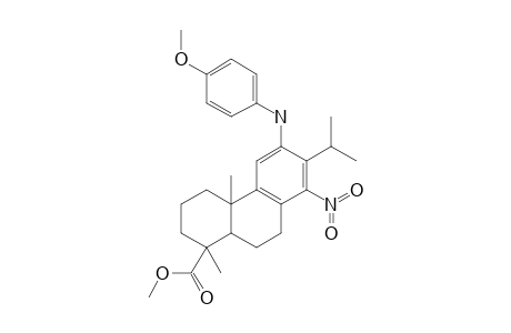 METHYL-12-(4-METHOXYPHENYL)-AMINO-14-NITRODEHYDROABIETATE