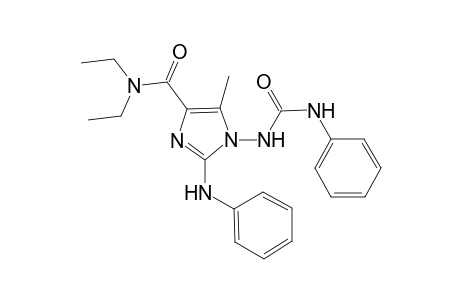 2-Anilino-1-[(anilinocarbonyl)amino]-N,N-diethyl-5-methyl-1Himidazole-4-carboxamide