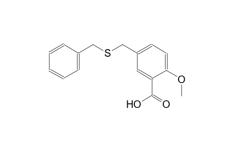5-[(benzylsulfanyl)methyl]-2-methoxybenzoic acid