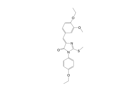 4H-imidazol-4-one, 5-[(4-ethoxy-3-methoxyphenyl)methylene]-3-(4-ethoxyphenyl)-3,5-dihydro-2-(methylthio)-, (5Z)-