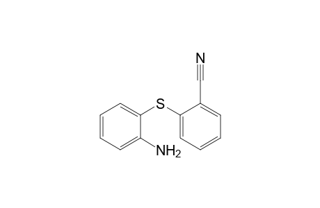 2-(2-Aminophenyl)sulfanylbenzenecarbonitrile