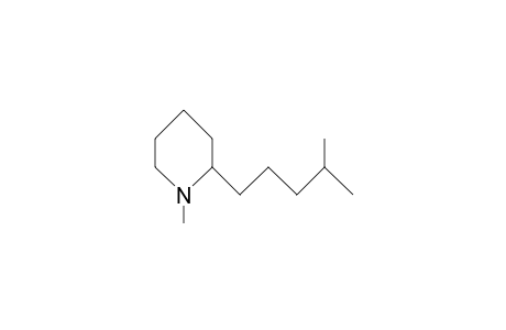 1-Methyl-2-(4-methyl-pentyl)-piperidine