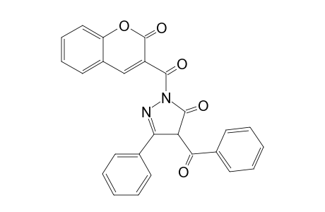 4-benzoyl-2-(2-oxo-2H-chromene-3-carbonyl)-5-phenyl-2,4-dihydro-3H-pyrazol-3-one