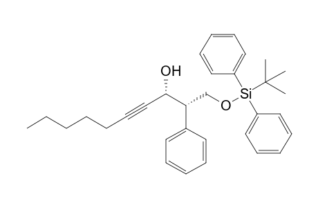 (2S,3R)-1-[(t-Butyldiphenylsilyl)oxy]-2-phenyldec-4-yn-3-ol