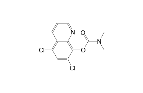 carbamic acid, dimethyl-, 5,7-dichloro-8-quinolinyl ester
