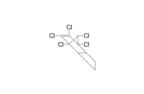 4,5,6,7,8-anti-Pentachloro-2,3,3a,4,7,7a-hexahydro-4,7-methano-1H-indene