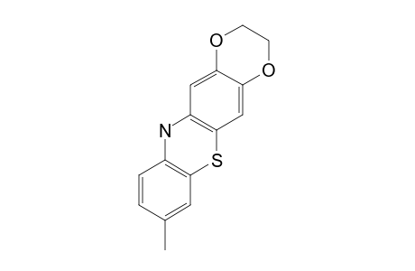 8-methyl-3,11-dihydro-2H-[1,4]dioxino[2,3-b]phenothiazine