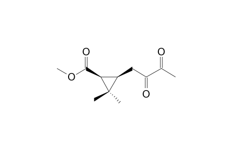 (1S,3R)-3-(2,3-diketobutyl)-2,2-dimethyl-cyclopropane-1-carboxylic acid methyl ester