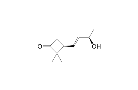 (3S)-3-[(1E,3R)-3-Hydroxybut-1-en-1-yl]-2,2-dimethylcyclobutanone