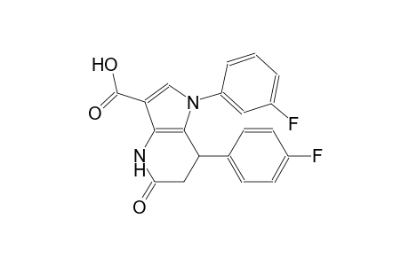 1H-pyrrolo[3,2-b]pyridine-3-carboxylic acid, 1-(3-fluorophenyl)-7-(4-fluorophenyl)-4,5,6,7-tetrahydro-5-oxo-