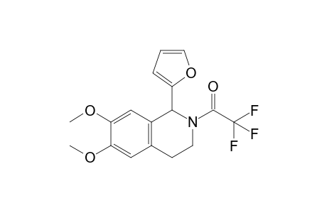 1-(2'-Furyl)-6,7-dimethoxy-2-trifluoroacetyl-1,2,3,4-tetrahydroisoquinoline