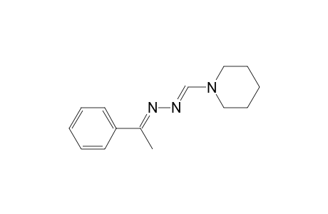 1-Piperidinecarboxaldehyde, (1-phenylethylidene)hydrazone