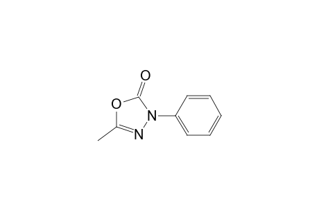 1,3,4-Oxadiazol-2(3H)-one, 5-methyl-3-phenyl-