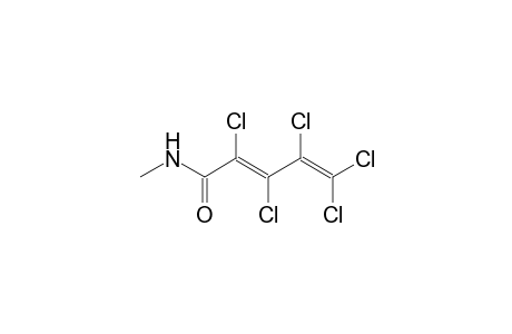 (2E)-2,3,4,5,5-pentachloro-N-methyl-2,4-pentadienamide