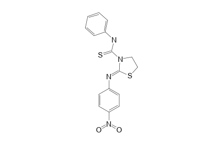 2-IMINO-N-(4-NITROPHENYL)-N'-PHENYL-N-THIAZOLIDINECARBOXTHIAMIDE