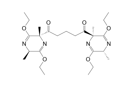 1,5-BIS[(3S,6S)-3,6-DIHYDRO-3,6-DIMETHYL-2,5-DIETHOXYPYRAZIN-3-YL]-1,5-PENTANEDIONE