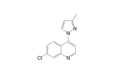 7-chloro-4-(3-methylpyrazol-1-yl)quinoline