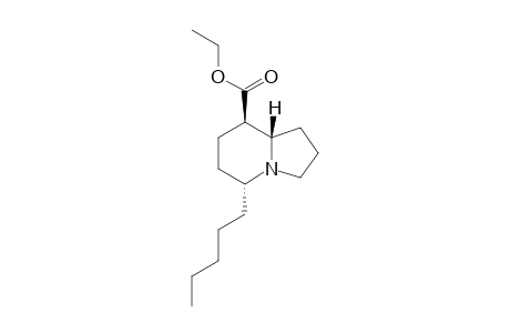 (5R,8R,8aS)-5-amylindolizidine-8-carboxylic acid ethyl ester