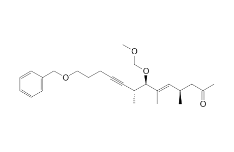 (E,4R,7R,8R)-13-benzoxy-7-(methoxymethoxy)-4,6,8-trimethyl-tridec-5-en-9-yn-2-one