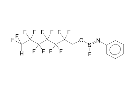 O-(1,1,7-TRIHYDROPERFLUOROHEPTYL)-N-PHENYLIMINOSULPHUROUS ACID,FLUOROANHYDRIDE