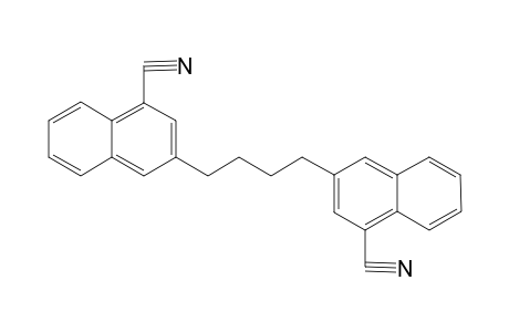 Naphthalene-1-carbonitrile, 3-[4-cyano-2-paphthyl)butyl]-