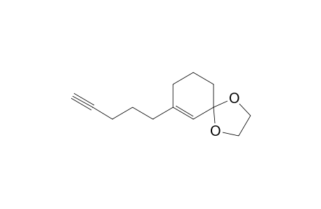 7-Pent-4-ynyl-1,4-dioxaspiro[4.5]dec-6-ene