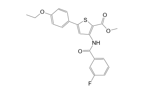2-thiophenecarboxylic acid, 5-(4-ethoxyphenyl)-3-[(3-fluorobenzoyl)amino]-, methyl ester