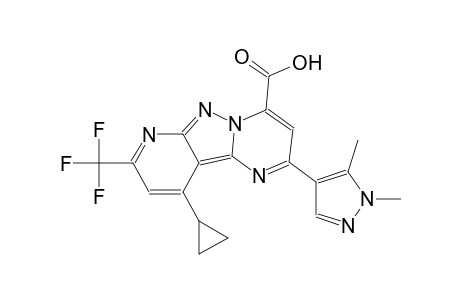 pyrido[2',3':3,4]pyrazolo[1,5-a]pyrimidine-4-carboxylic acid, 10-cyclopropyl-2-(1,5-dimethyl-1H-pyrazol-4-yl)-8-(trifluoromethyl)-